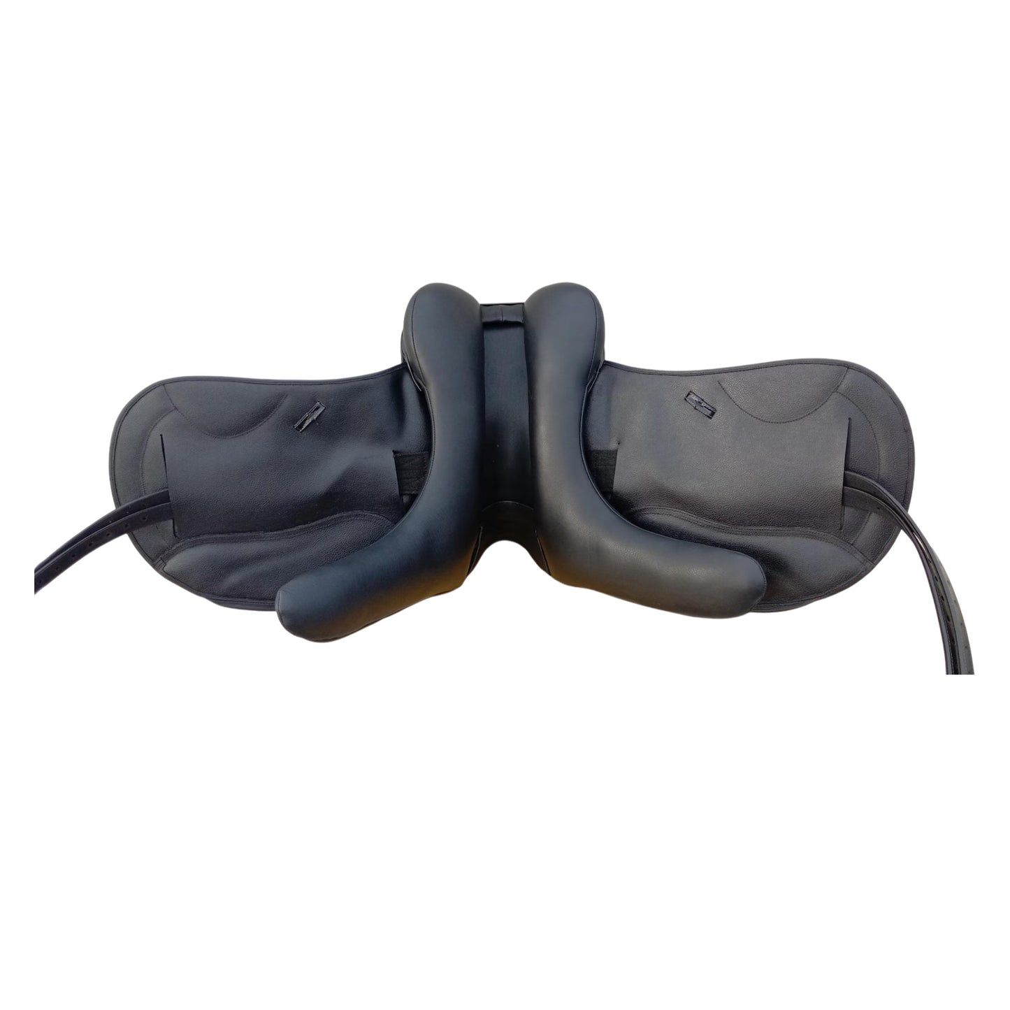 Equestire Premium Black Dressage Saddle with Contrast Piping