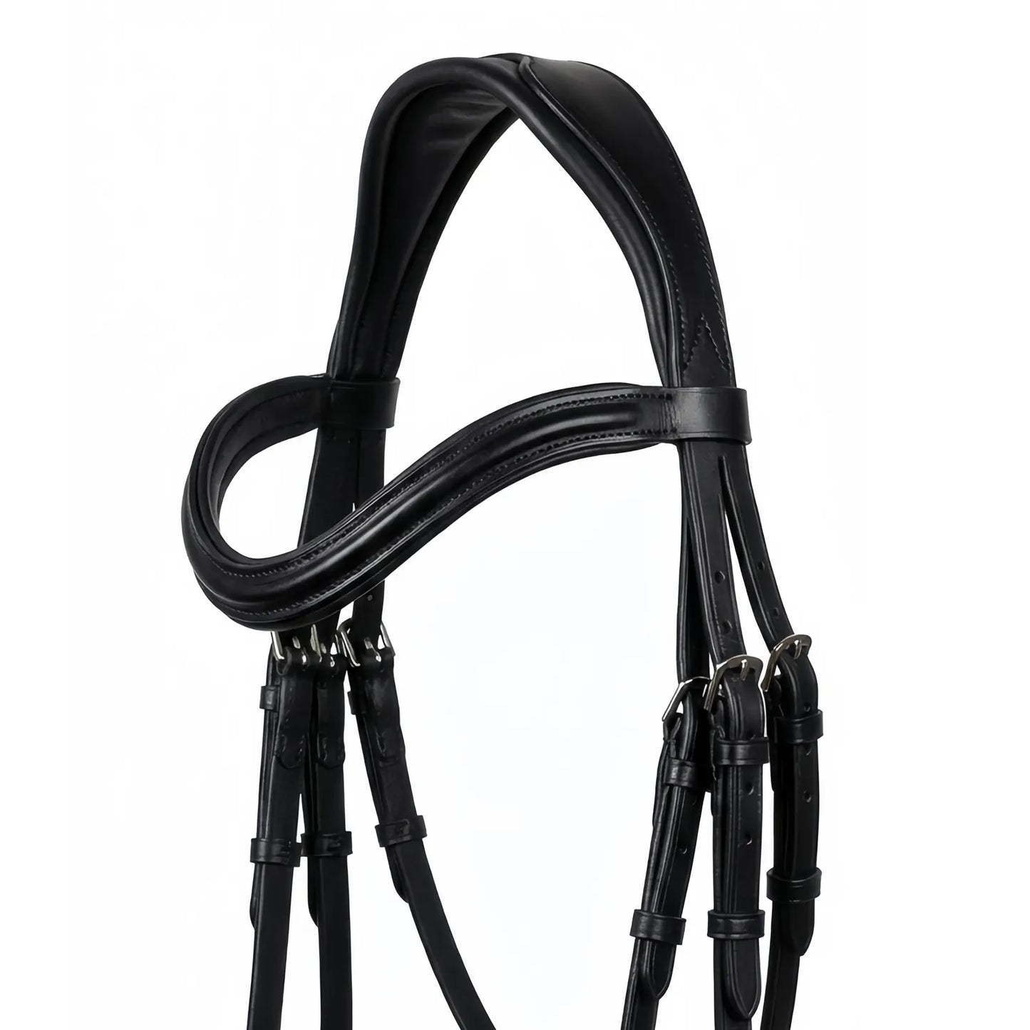 Equestire Premium Padded Leather Dressage Bridle