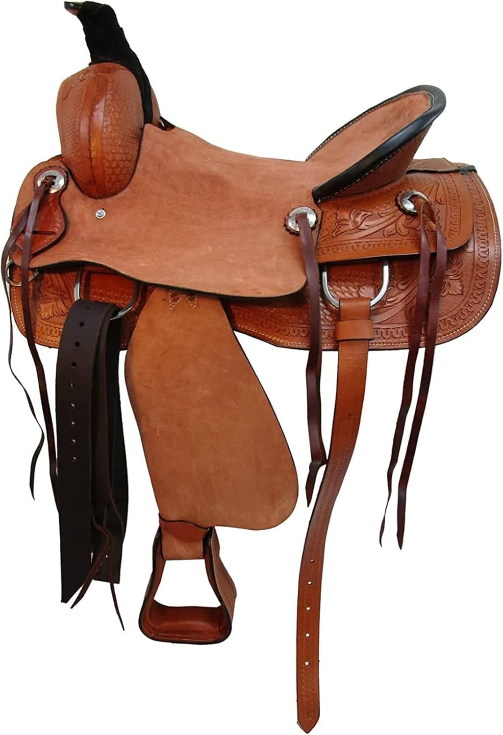 Traditional Western Saddle Handcrafted Leather Horse Riding Saddle