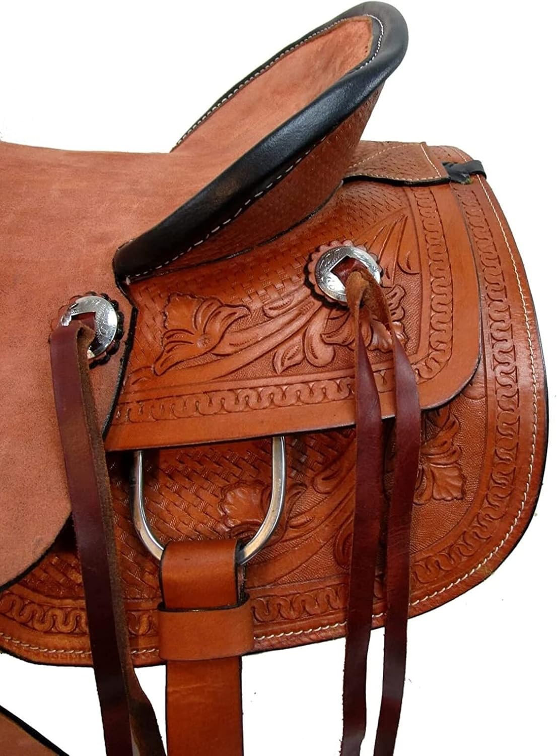 Traditional Western Saddle Handcrafted Leather Horse Riding Saddle