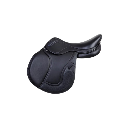 Equestire Luxury Black Leather Close Contact Saddle