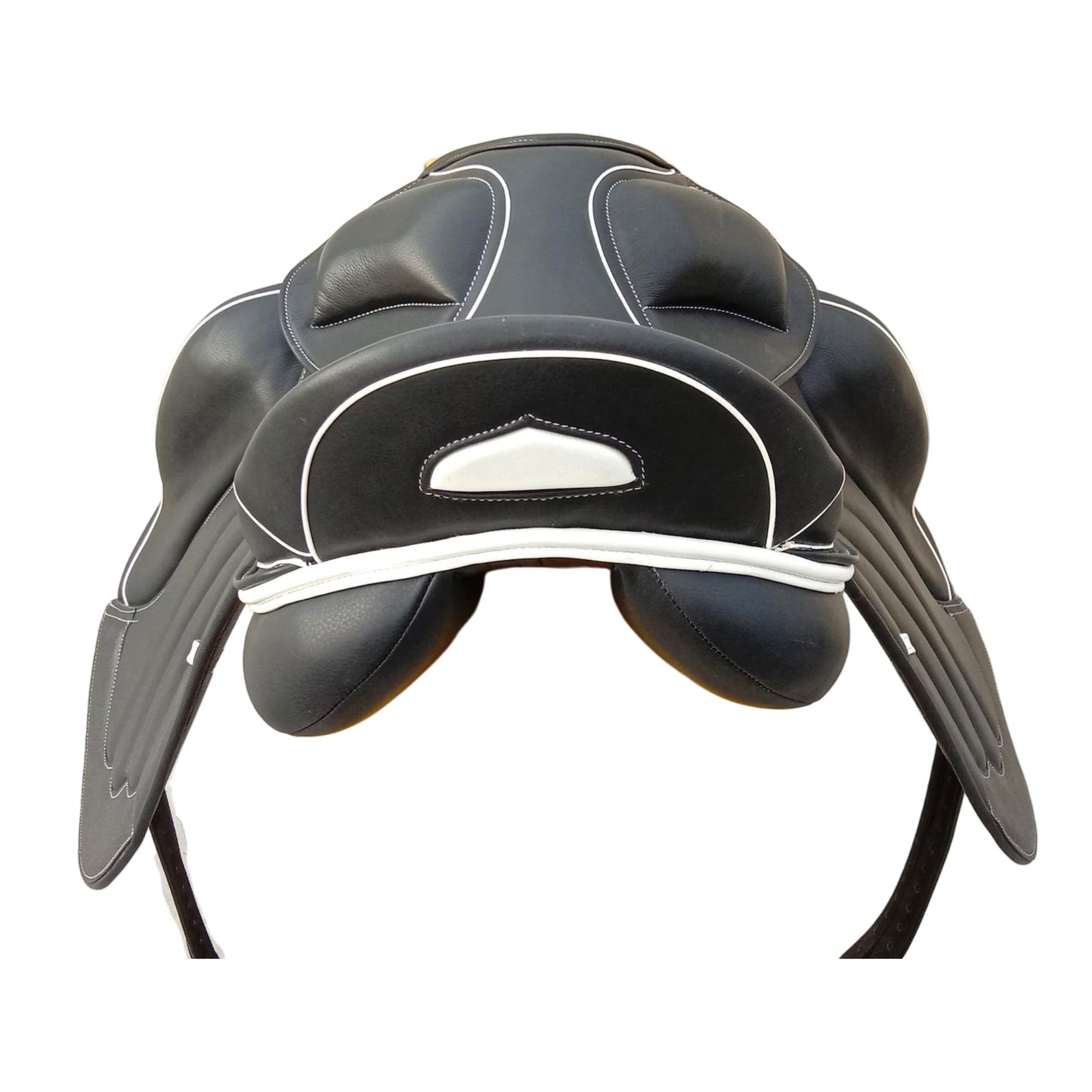 Equestire Premium Black Dressage Saddle with Contrast Piping