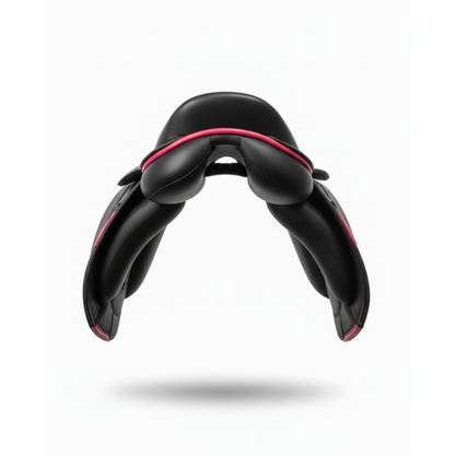 Equestire Premium Black & Pink All-Purpose English Saddle