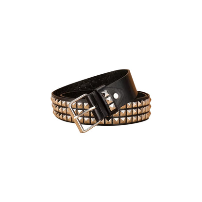Premium Leather Belt with Pyramid Studs