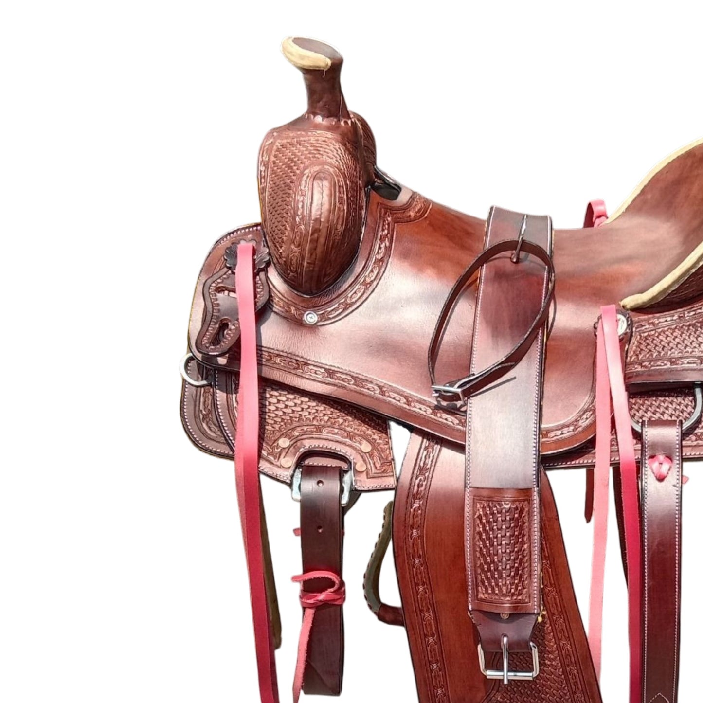 Equestire Premium Handcrafted Basketweave Western Saddle