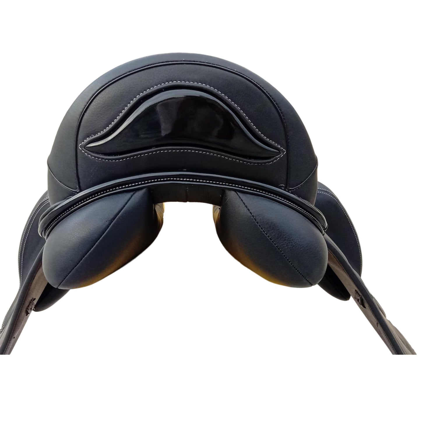 Equestire Grand Prix Elite Monoflap Black Leather Dressage Saddle