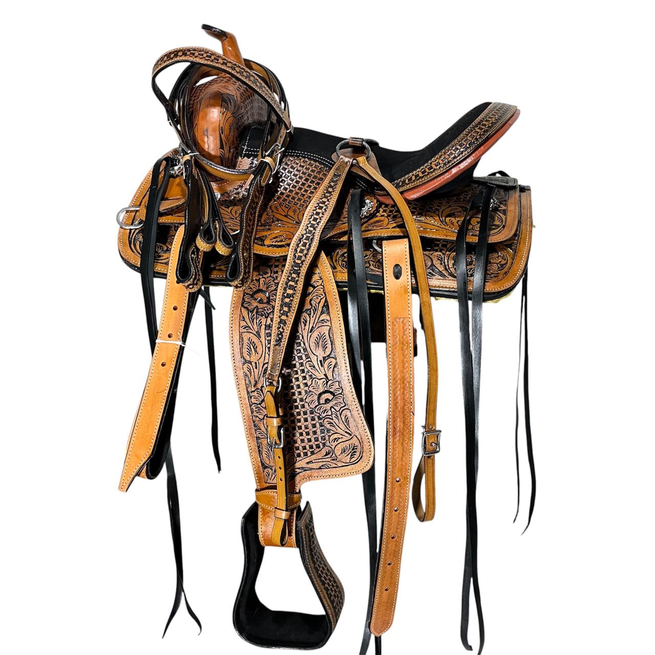 Silverline Synthetic Western Pony Saddle