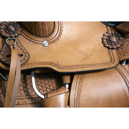 Handcrafted Leather Western Saddle Set | Equestire